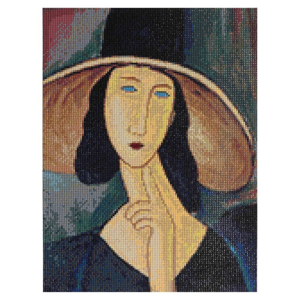 Алмазная (кристальная) мозаика Cristyle, Портрет Жанны Эбютерн А. Модильяни, 30х40 см