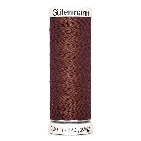 Нитки универсальные Gutermann Sew-all, 200м, 478 коричнево-розовый, 5 катушек