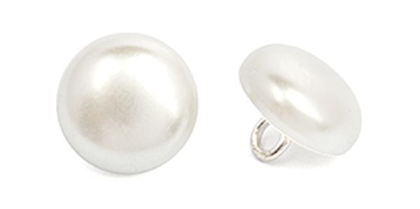 Пуговицы на ножке пластик XY.20 цв.001 белый 16L-10мм, 50 шт