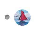 Игольница магнитная 5.6 см, №16 Алые паруса, Gamma BEM