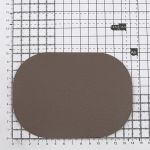 Термозаплатка, под кожу, 100x140мм (серый (gray)), AZ05, 2 шт