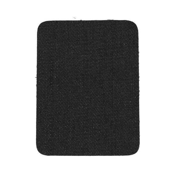 Термозаплатка, джинс, 90x120мм (черный (black)), AZ08, 2 шт