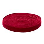 Лента бархатная (тесьма) 20.0 мм / 10±0.5 метров, рис. 8319, цв.23 бордо