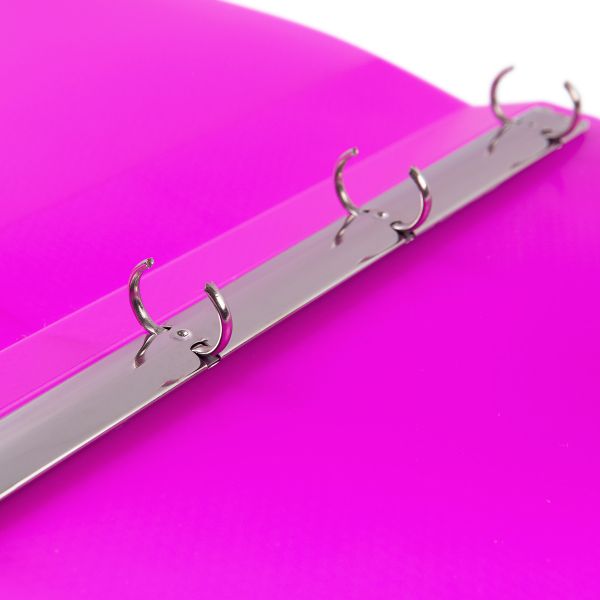 Папка на 4 О-кольцах A4 700 мкм 25 мм, 4 шт, d-17 мм, пурпурный EC211400022, Expert Complete