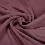 Футер 3-нитка петля гладкокрашеный диагональ 310 г/м², 65% х/б, 35% п/э, 180 см, цв. слива, 6м