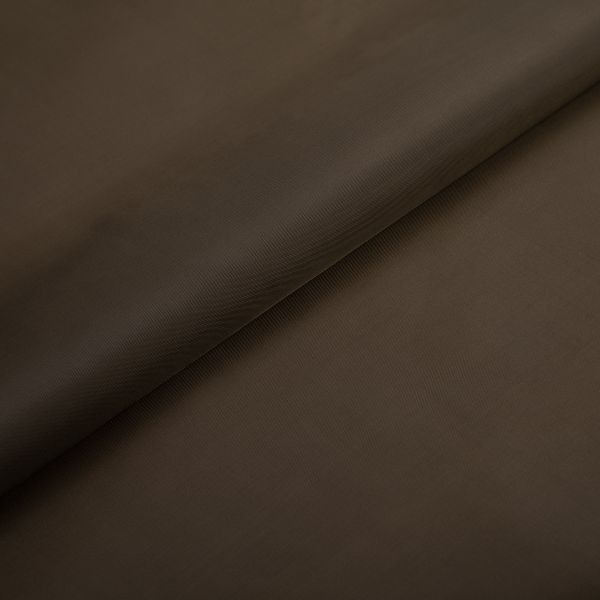 Ткань подкладочная (таффета) 180Т, 57 г/м², 500х152 см, 495 т.коричневый, Gamma 180Т