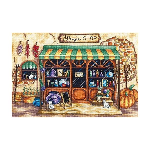 Набор для вышивания нитками Сделай своими руками, Магазин магии 28,5х19см