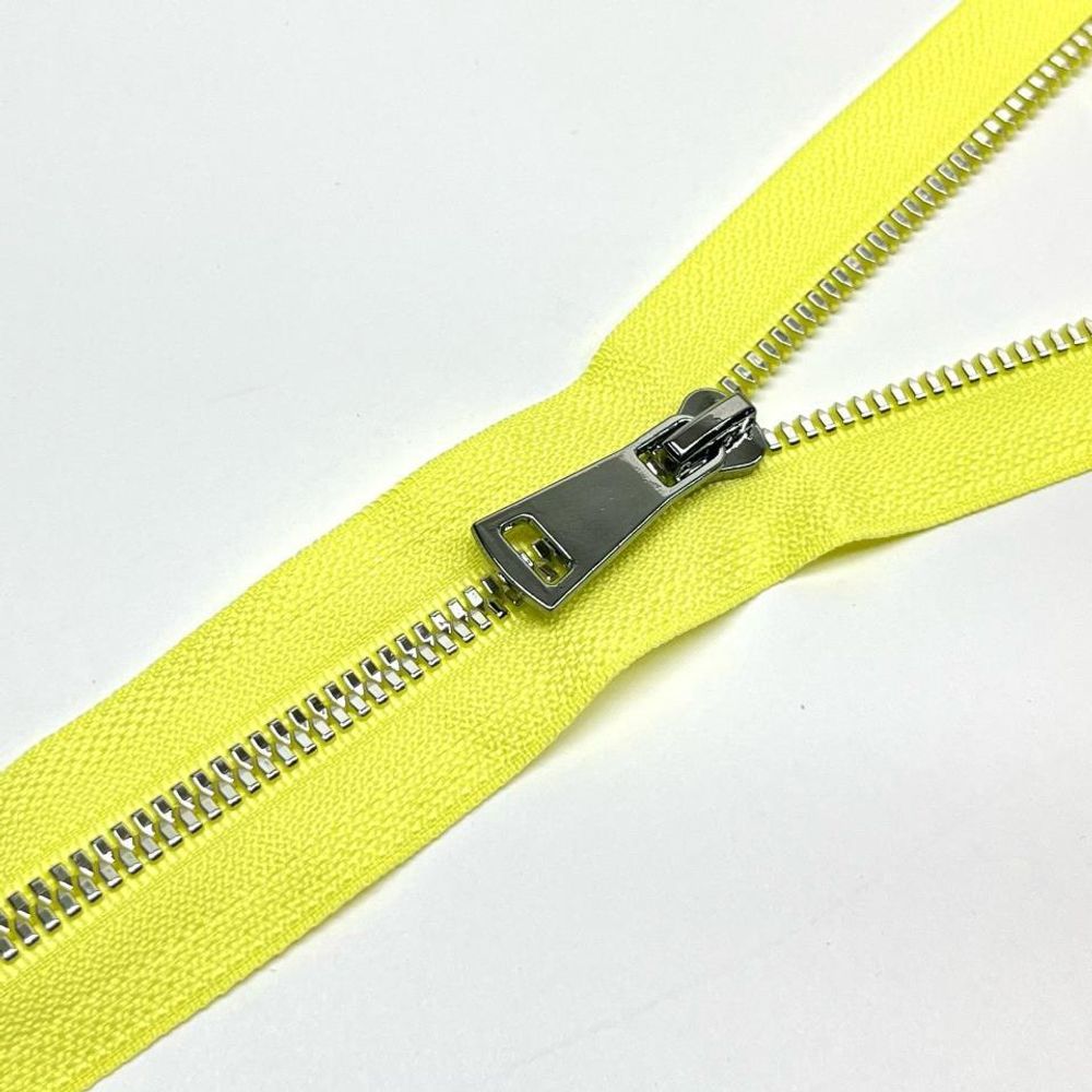 Молния трактор Т5 (5 мм) 1 зам., н/раз., 18 см, никель D503 лимонный, 1 шт Молния трактор Т5 (5 мм) 1 зам., н/раз., 18 см, никель D503 лимонный, 1 шт