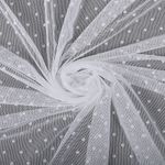 Сетка бельевая эластичная 65 г/м², шир.160 см / 5 метров, Мушка 00128, цв.01 белый /00128.01.1/