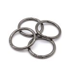 Кольцо разъемное металл на винтах 40 мм (50 мм внешн.), чер.никель, 4 шт, BIG