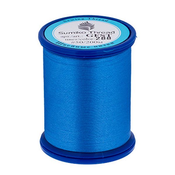 Нитки вышивальные SumikoThread 200 м, (219 ярд), 288 т.голубой