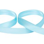 Косая бейка атласная 15 мм / 132±1 метра, В114 голубой, NGK-15P