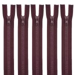 Молния трактор Arta Т6 (6 мм) 2 зам., разъем., 70 см, цв. 033 т.бордовый, уп.5 шт