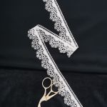 Кружево гипюр (плетёное) 30 мм / 13.72 метра, белый, 3AR3499