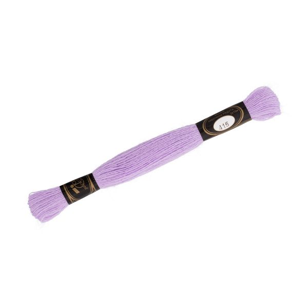 Мулине Радуга, цв.415 бл. сиреневый, Россия, 8 мотков по 15 метров