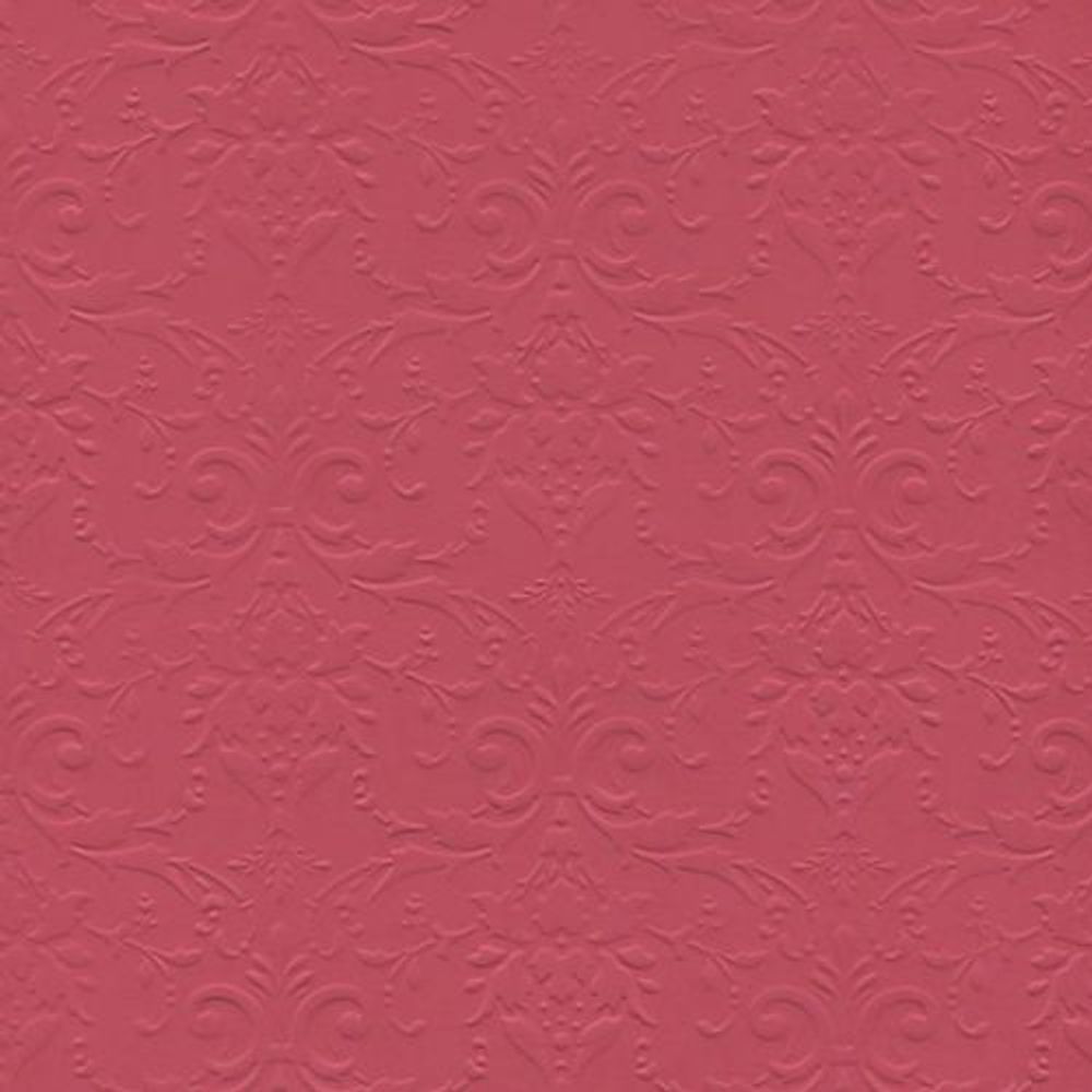 Фактурно-рельефная бумага Дамасский узор, 3 листа, БР003-10 красный /TOS/