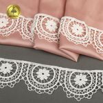 Кружево гипюр (плетёное) 45 мм, 0797 цв.01 белый уп.13,7м, Kruzhevo