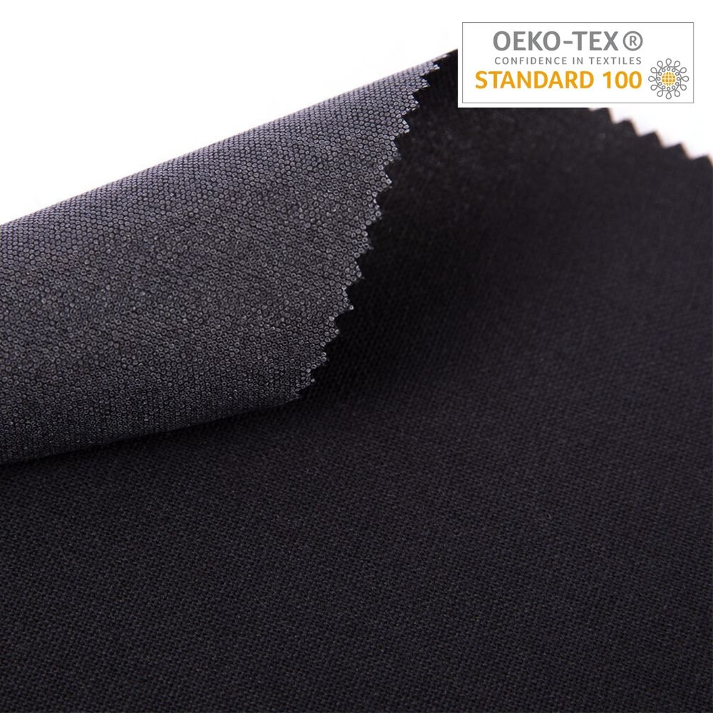 Дублерин воротничковый (сорочечный) сплошной 210 г/м² (5 шт по 55х50 см), черный, G-154sc Gamma