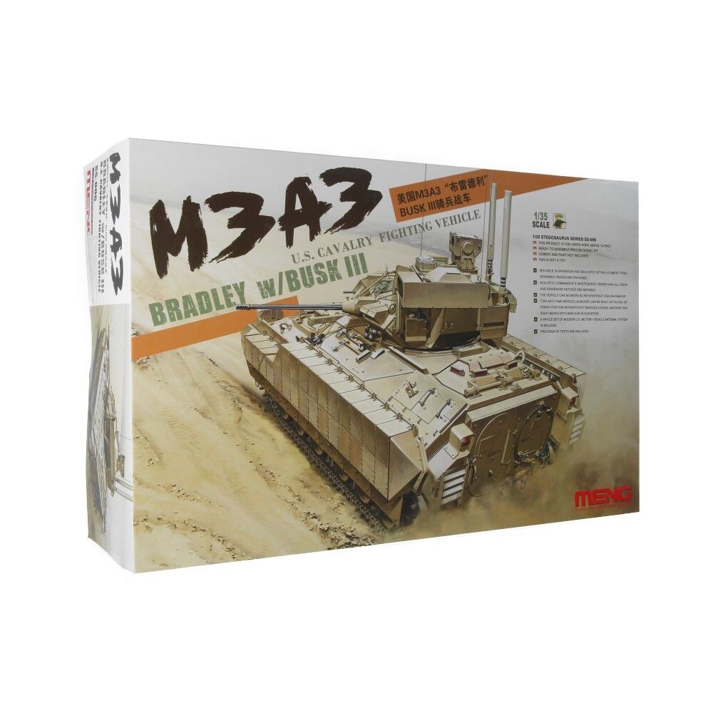 Модель сборная: танк, M3A3 BRADLEY w/BUSK III 1/35, Meng SS-006