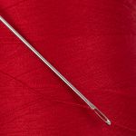 Нитки универсальные Nitka 40/2, 4570 м (5000 ярд) / 1 кат., 113 красный