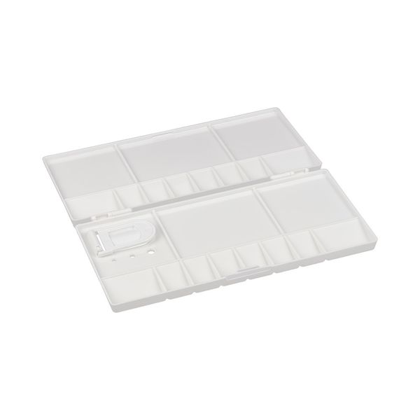 Палитра пластиковая 10х20 см, PLP-2010, для акварельных красок, Vista-Artista