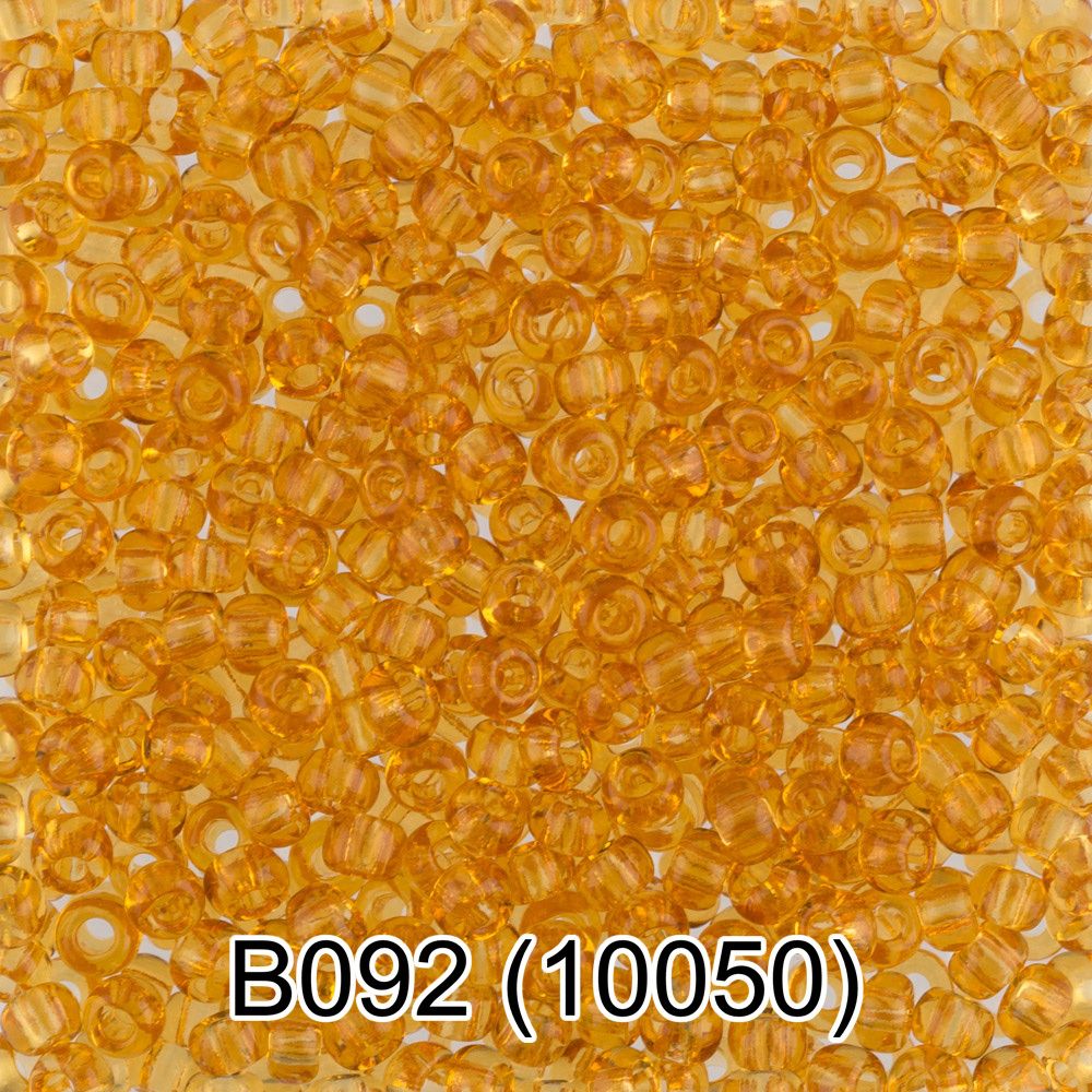 Бисер Gamma 10/0 (2.3 мм), 50 г, B092 т.рыжий, 10050, круглый 2