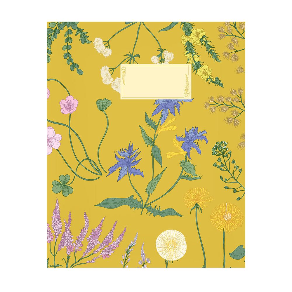 Тетрадь Краски жизни A4 96 л. на скобе 60 г/м², 5 шт, клетка, SVT 960221 02 желтый, Светоч