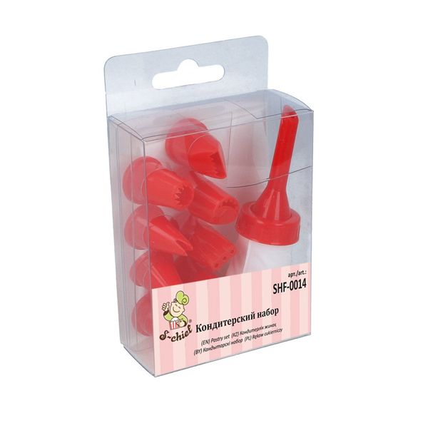 Кондитерский набор, 9 насадок, S-Chief SHF-0014