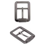 Пряжка ременная металл 20.0 мм (внешн. 30х41 мм), чер.никель, 10 шт