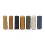 Швейные нитки (набор) 30/2, ассорти, 110 м, упак. 7 катушек, Bestex, ассорти