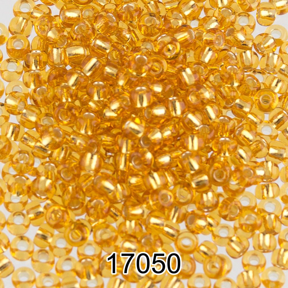 Бисер Preciosa 10/0 (2.3 мм), 500 г, 17050 (Ф011) золотистый
