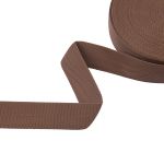 Стропа (ременная лента) 40 мм / 25 метров, толщ. 1.44 мм, [14.4 г/пог.м], 100% п/п, рис. 3114, коричневый, Gamma С1594Г17