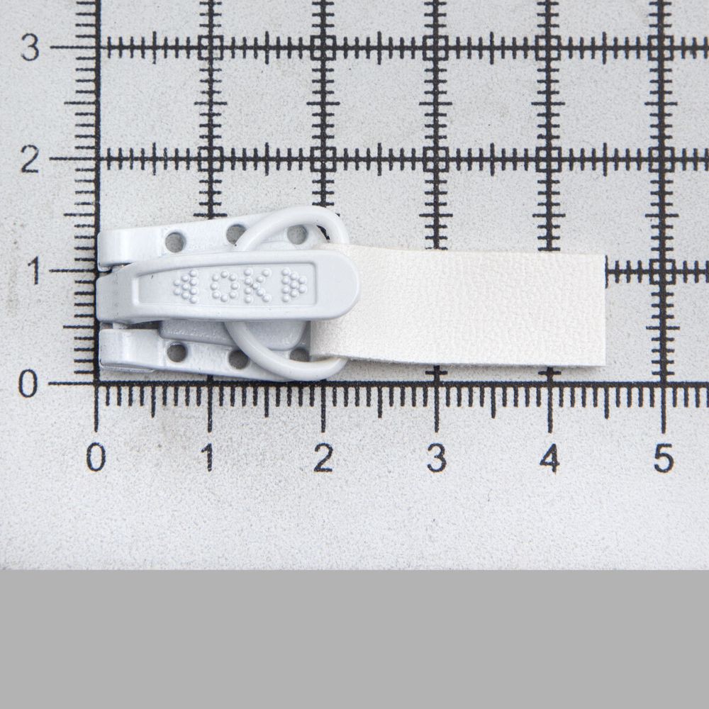 Крючок шубный PQ 45 мм, белый, PQ5210, 5 шт