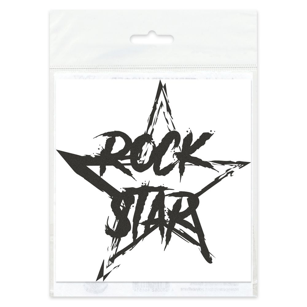 Термоаппликация Gamma Термотрансфер M №04, 1 шт, M-422 Rock star 10.5х11 см