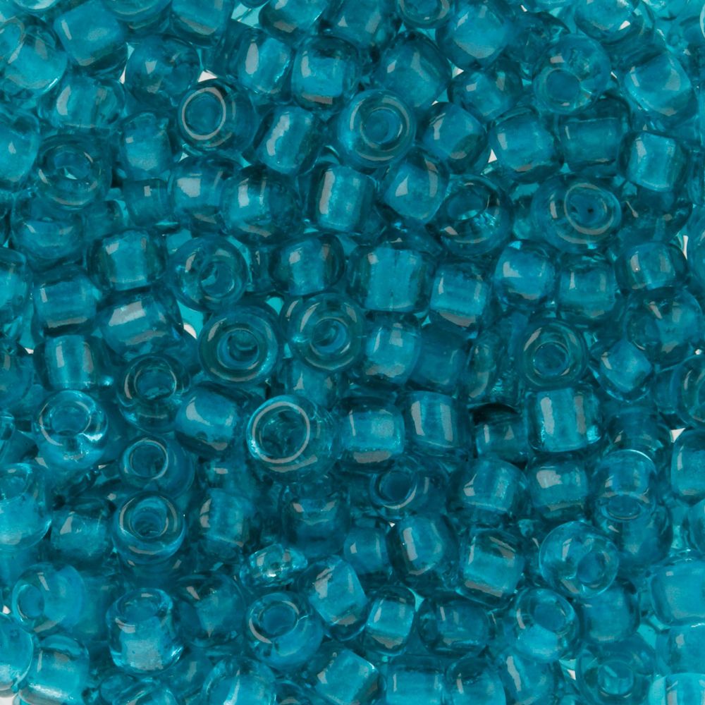 Бисер Zlatka 8/0, 100 г (10х10 г), №0021A-4 т.голубой, GR