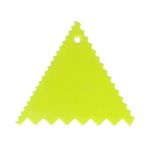 Кондитерский скребок 9х9 см, треугольный, S-Chief SHF-0026