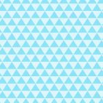 Ткань для пэчворка Peppy Бабушкин сундучок, рулон 112 см / 5 метров, БС-44 треугольники голубой, Peppy