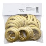 Люверсы шторные ⌀35 мм, мат. золото, 12, Belladonna, 10 шт