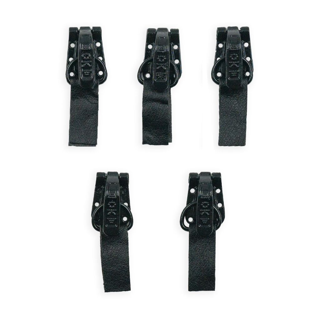 Крючок шубный PQ 45 мм, черный, PQ5201, 100 шт