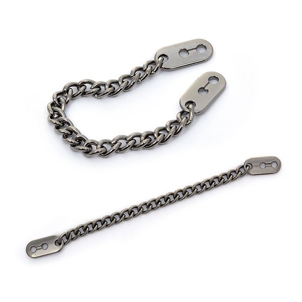 Цепочка - вешалка 80502 102х7 мм, цв. чер.никель уп. 10 шт