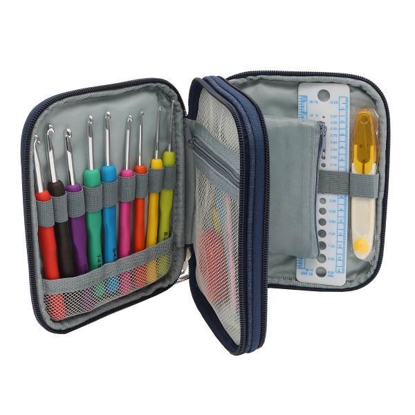 Набор вязальных принадлежностей, многофункциональный, подарочный, 72 предмета, 13,5х17,5 см, Hobby&Pro