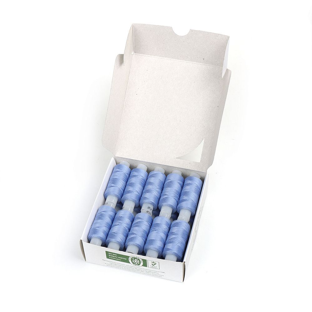 Нитки армированные ПНК им.Кирова 45ЛЛ, бытовые, 200 м / 20 кат., 2104 / 114 небесный