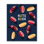 Бизнес-блокнот, матовая ламинация + выборочный лак, A5+ 80 л. 18 шт, клетка, Съешь меня! 000449, Светоч 80ББТ5_4_5_1