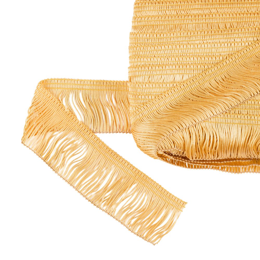 Бахрома отделочная 35.0 мм / 25 метров, 123 св.золотистый, Gamma 110