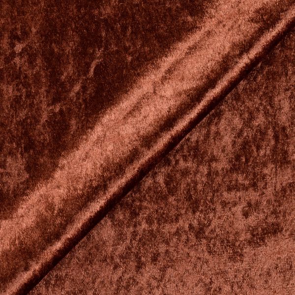 Плюш (ткань) 00 Peppy PCVL, 250±5 г/м², 48х48 см, винтажный, 06 яр.коричневый