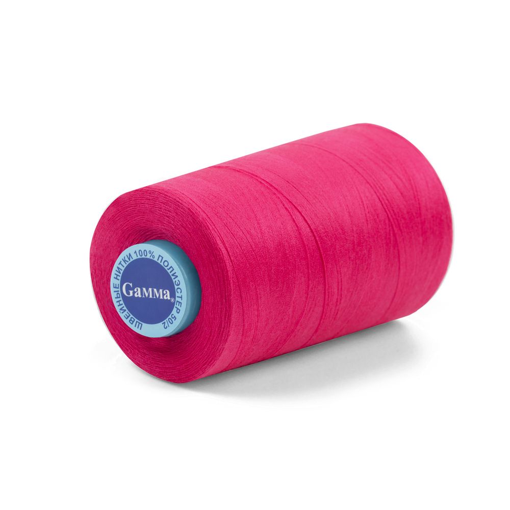 Нитки универсальные Gamma 50/2, 4570 м (5000 ярд) / 1 кат., 167 т.розовый