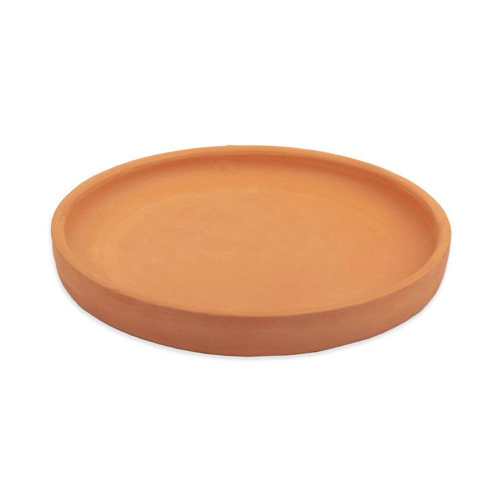 Тарелка средняя для декорирования из красной глины, 13.8х13.8х1.8 см, Love2Art, БГ-034