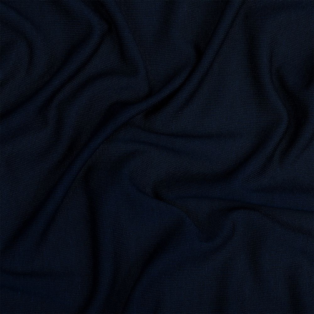 Вискоза трикотажная 210 г/м², 185 см / 1 метр, ШН-210955-58 цв.тем.синий (52203)