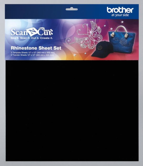 Комплект пленок и шаблонных листов для нанесения страз, CARSSH1, Brother, 1 шт