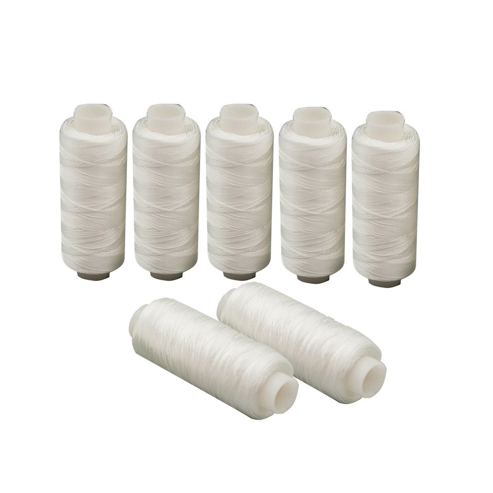 Нитки филаментные 210D/3, 182.9 м, упак. 7 катушек, Астра, 9022 белый